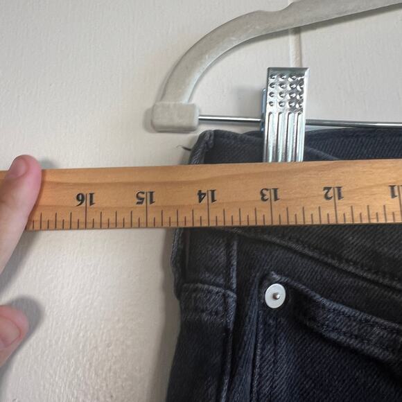 Madewell Black Cali Demi Boot Jeans Size 28 - Picture 9 of 12